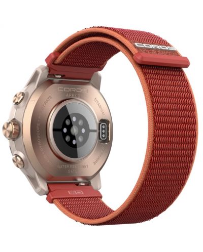 Смарт часовник Coros - Apex 2, 43mm, 1.2'', Coral - 5
