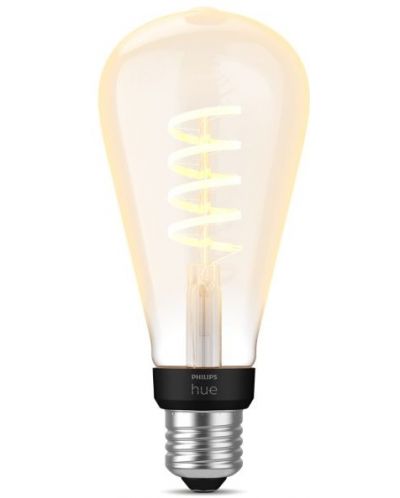 Смарт крушка Philips - Hue Filament Ambiance, 7W, E27, ST72, dimmer - 3