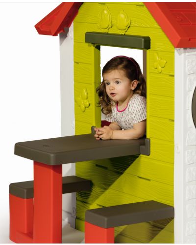 Детска къща за градината Smoby - С маса за пикник - 3