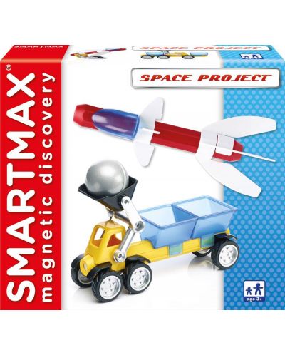Магнитен конструктор Smart Games Smartmax - Космически проект