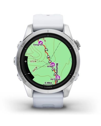 Смарт часовник Garmin - epix Pro Gen 2, 42mm, 1.2'', сив/бял - 4