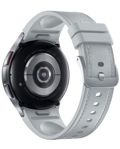 Смарт часовник Samsung - Galaxy Watch6 Classic, BT, 43mm, сребрист - 4