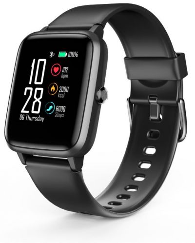 Смарт часовник HAMA - Fit Watch 5910, 1.3" LCD тъч, GPS, черен - 1