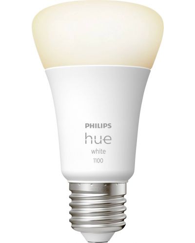 Смарт крушка Philips - HUE White, LED, 9.5W, E27, A60, dimmer - 2