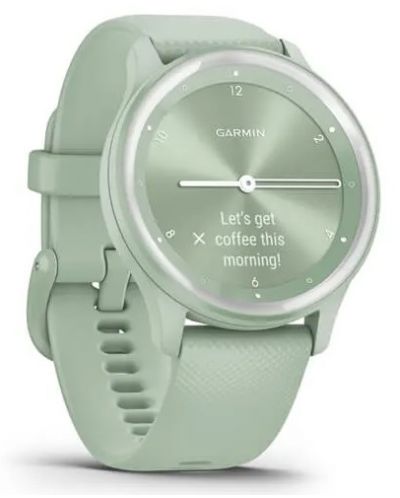 Смарт часовник Garmin - Vivomove Sport, 40mm, Agave mint Silicone - 3