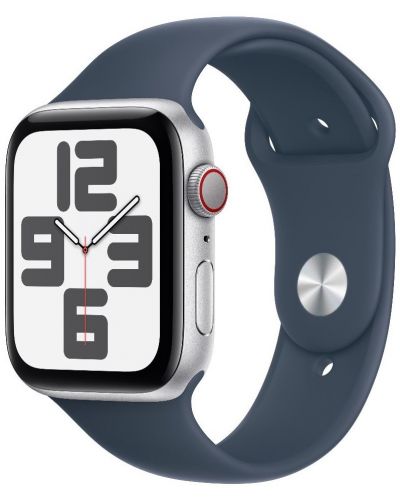 Смарт часовник Apple - Watch SE2 v2 Cellular, 44mm, S/M, Storm Blue Sport - 1
