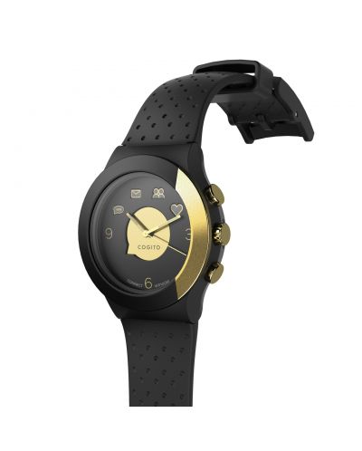 Смарт часовник Cogito Fit - черно/златисто - 2