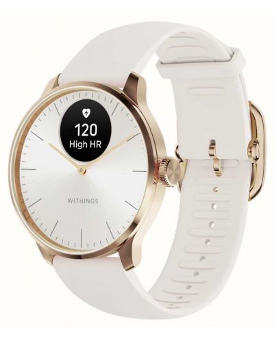 Смарт часовник Withings - Scanwatch Light, 37mm, бял - 1