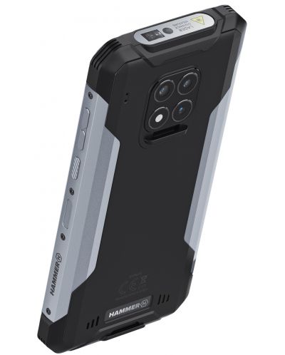 Смартфон myPhone - Hammer Construction, 6'', 4GB/32GB, сребрист - 5
