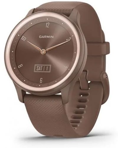Смарт часовник Garmin - Vivomove Sport, 40mm, кафяв - 2
