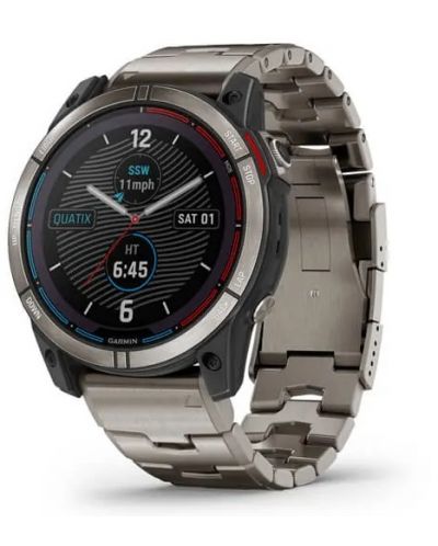 Смарт часовник Garmin - Quatix 7X Solar, 51mm, 1.4", сив - 2