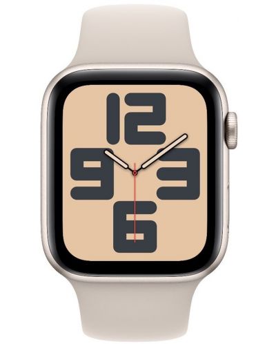 Смарт часовник Apple - Watch SE2 v2 Cellular, 44mm, S/M, Starlight Sport - 2