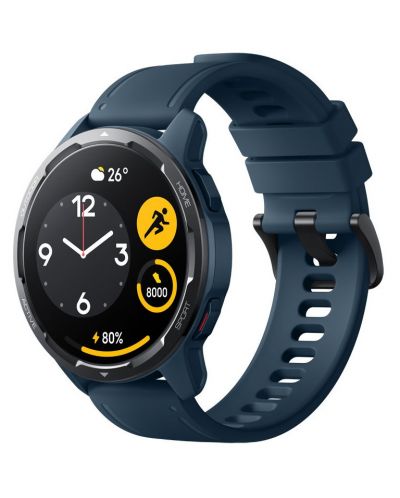 Смарт часовник Xiaomi - Watch S1 Active, 1.43'', черен/син - 2