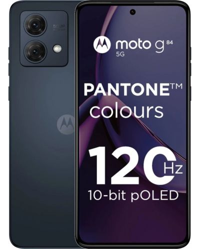 Смартфон Motorola - G84, 5G, 6.5'', 12GB/256GB, Outer Space - 1