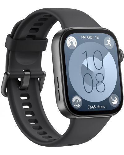 Смарт часовник Huawei - Watch Fit 3, 1.82'', Midnight Black - 3