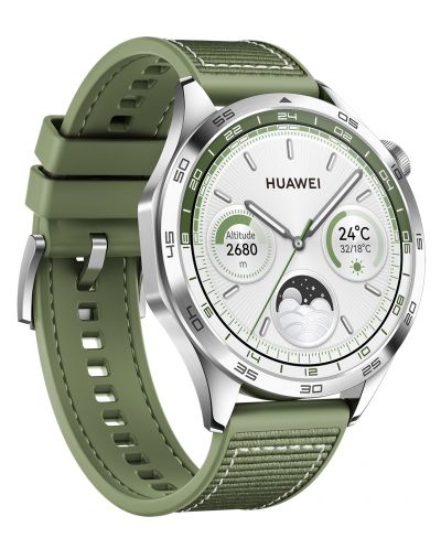 Смарт часовник Huawei - GT4 Phoinix, 46mm, Green - 2