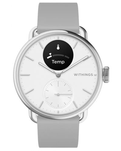 Смарт часовник Withings - Scanwatch 2, 38mm, бял - 2
