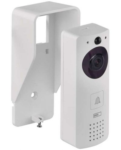 Смарт видеозвънец Emos - GoSmart, IP-09D/H4030, Solar panel, Wi-Fi, бял - 2