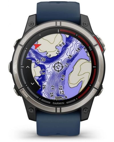 Смарт часовник Garmin - quatix 7 Pro, 47 mm, 1.3'', син - 4