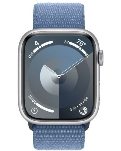 Смарт часовник Apple - Watch S9, 45mm, 1.9'', Winter Blue Sport Loop - 1