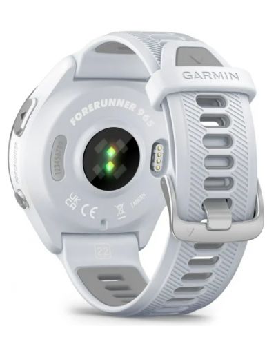 Смарт часовник Garmin - Forerunner 965, 47 mm, 1.4'', Whitestone/Powder Gray - 5