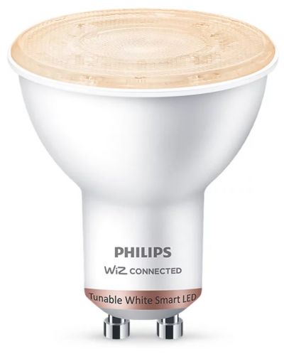 Смарт крушка Philips - PHI WFB, 4.7W, GU10, PAR16, бяла - 1