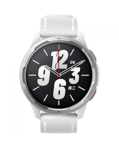 Смарт часовник Xiaomi - Watch S1 Active, 1.43'', бял/сребрист - 1