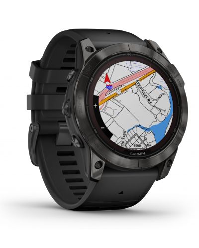 Смарт часовник Garmin - fēnix 7X Pro Sapphire Solar, 51mm, 1.4'', черен - 6