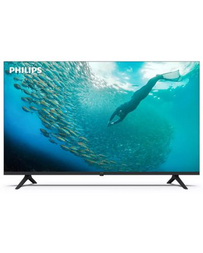 Смарт телевизор Philips - 65PUS7009/12, 65", DLED, 4K, черен - 1