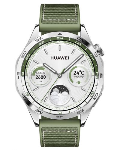 Смарт часовник Huawei - GT4 Phoinix, 46mm, Green - 3