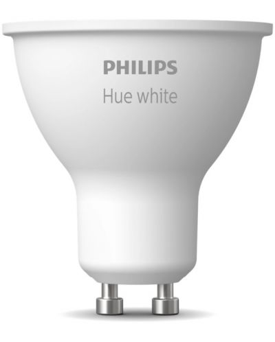 Смарт крушка Philips - Hue White, 5.2W, GU10, dimmer - 2