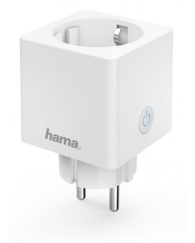Смарт контакт Hama - Mini, 1 гнездо, бял - 1