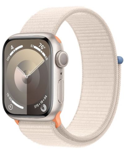 Смарт часовник Apple - Watch S9, 41mm, 1.69'', Starlight Sport Loop - 2