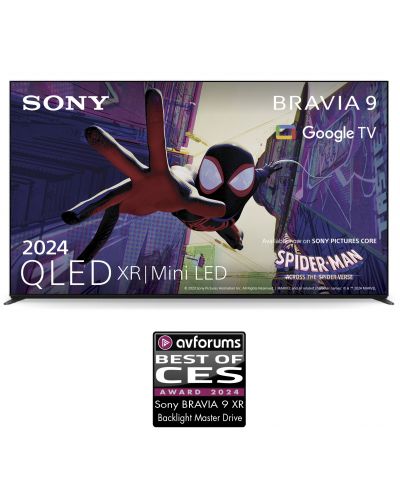 Смарт телевизор Sony - BRAVIA 9 K-75XR90, 75'', QLED, 4K, сив - 3