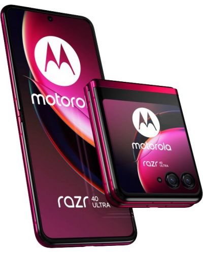 Смартфон Motorola - Razr 40 Ultra, 6.9'', 8GB/256GB, Viva Magenta - 1