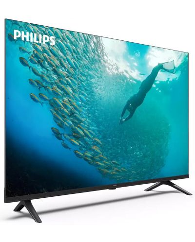 Смарт телевизор Philips - 65PUS7009/12, 65", DLED, 4K, черен - 2