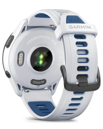Смарт часовник Garmin - Forerruner 265, 46mm, Whitestone/Tidal Blue - 5