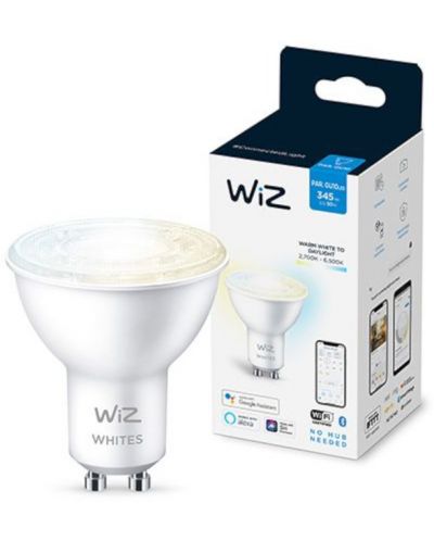 Смарт крушка WiZ - LED Whites, 4.9W, GU10, бяла - 2