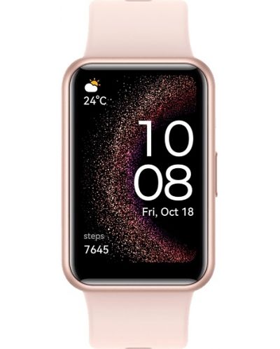 Смарт часовник Huawei - Watch Fit Special Edition, 1.64'', Amoled, Nebula Pink - 1