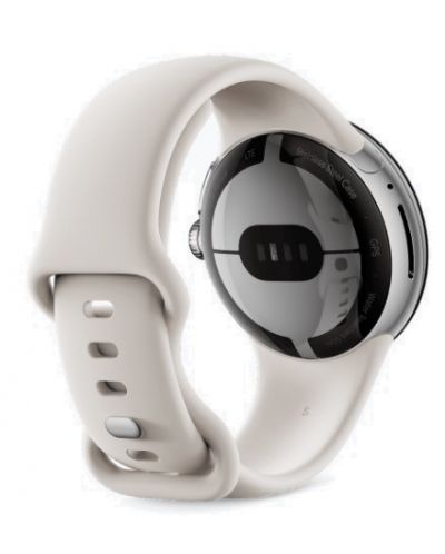Смарт часовник Google - Pixel Watch, 41mm, 1.4'', Wi-Fi, Silver/White - 3