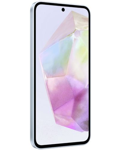 Смартфон Samsung Galaxy A35 5G, 8GB/256GB, син + Смарт гривна Galaxy Fit3, сива - 4