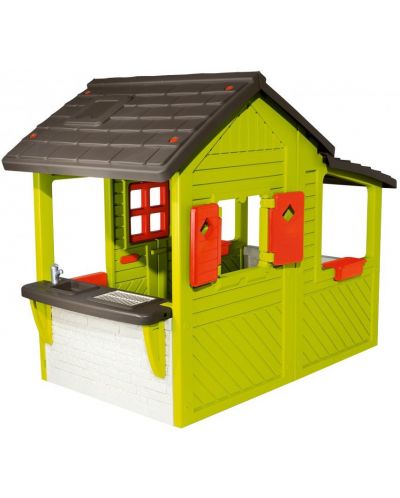 Детска къща за градината Smoby - С кухня - 1