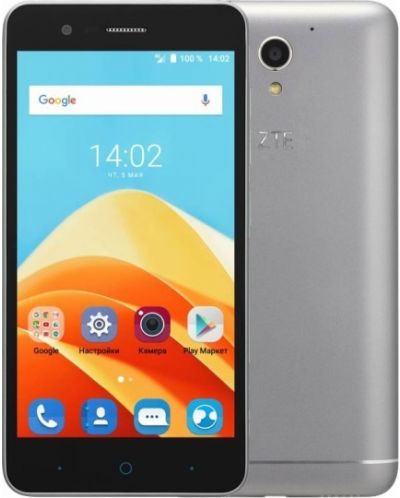 Smartphone ZTE Blade А510 LTE Dual SIM 5.0" IPS HD (1280 x 720) / Cortex-A53 Quad-Core 1.0GHz / 8GB Memory / 1GB RAM / Camera 13.0 MP+Flash & AF/5MP / Bluetooth 4.0 / WiFi 802.11 b/g/n / GPS / Battery Li-Ion 2200 mAh / Android 6.0 / Grey - 1