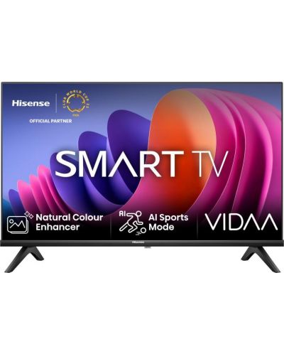 Смарт телевизор Hisense - 32A4N, 32'', DLED, FHD, черен ТОП цена