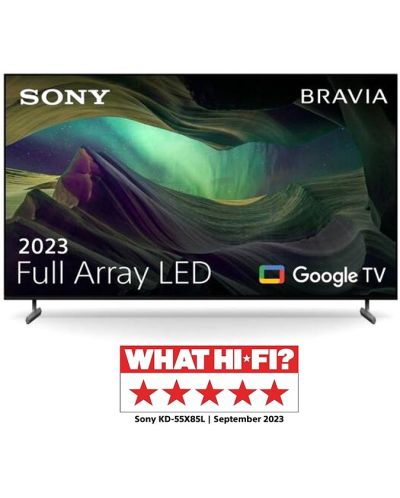 Смарт телевизор Sony - BRAVIA KD-55X85L, 55'', DLED, 4K, черен - 1