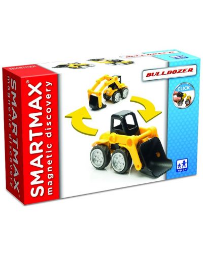 Магнитен конструктор Smart Games Smartmax - Булдозер