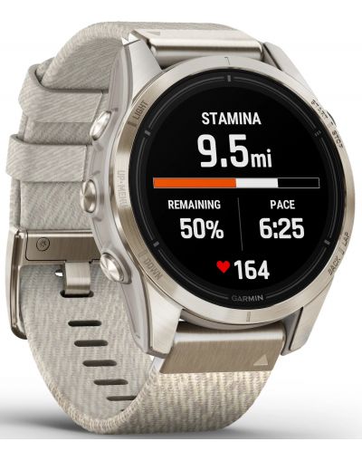 Смарт часовник Garmin - epix Pro Gen 2 Sapphire, 42mm, 1.2'', Nylon, златист - 7