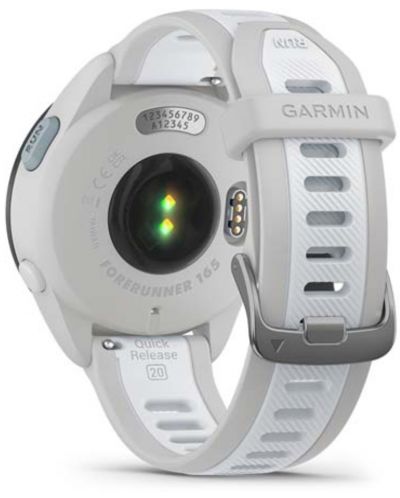 Смарт часовник Garmin - Forerruner 165, 30.4 mm, 1.2'', бял - 4