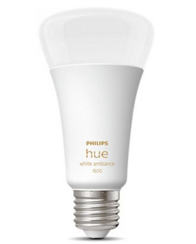 Смарт крушка Philips - Hue, 13W, E27, A67, dimmer - 3