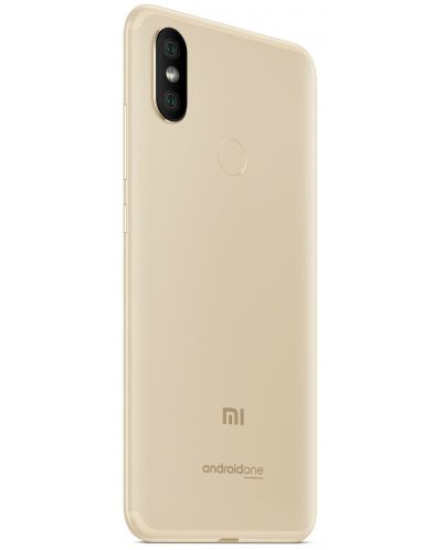 Смартфон Xiaomi Mi - A2, 32 GB, Dual SIM, 5.99", златен - 2